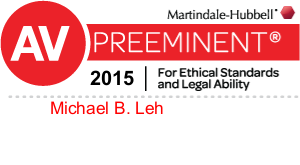AV Preeminent 2015 Award for Michael B. Leh